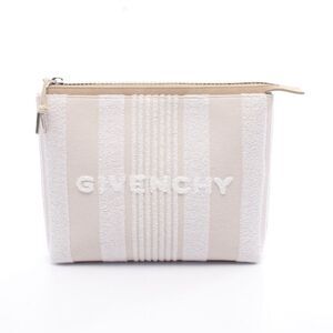 Givenchy Logo Suede Clutch Bag
